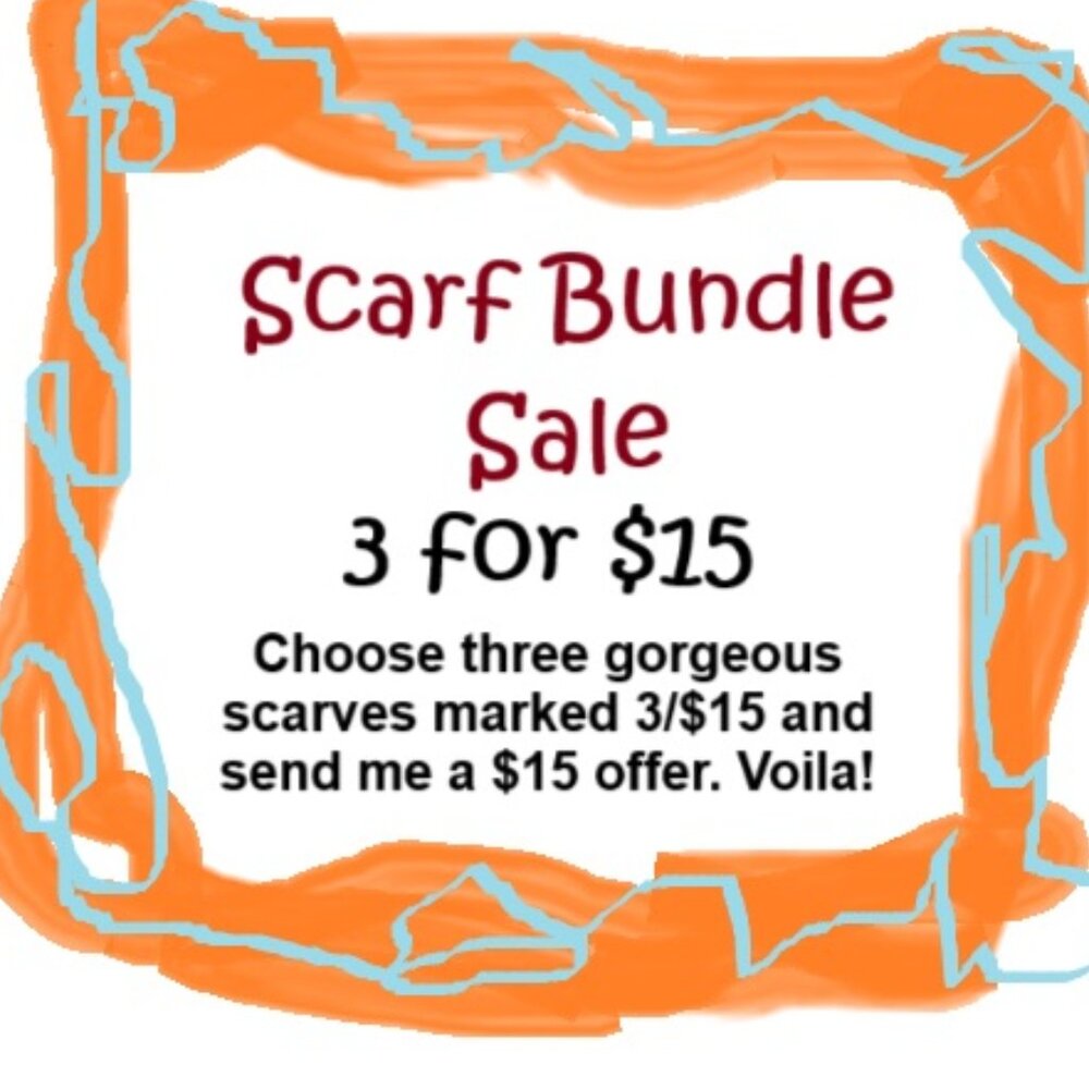 3/$15 Scarf Bundle Sale